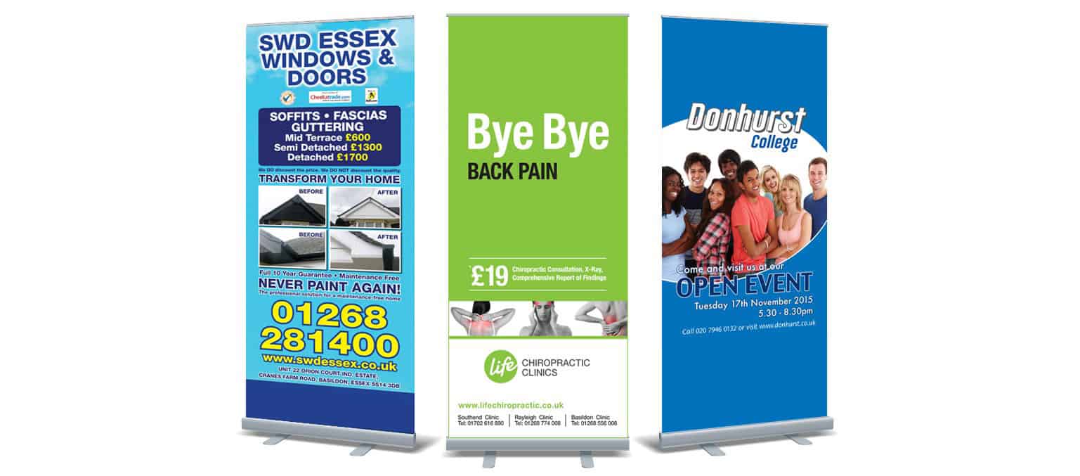 Pull up banner designs